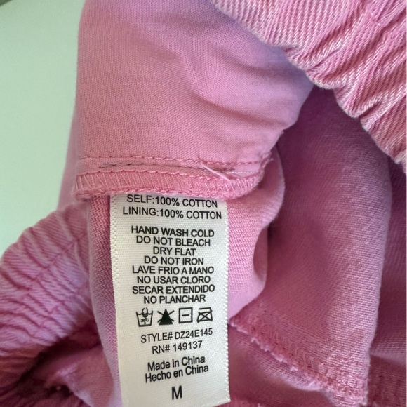 ROSE PINK Elastic High Waist Wide Leg Pants - Picture 11 of 11